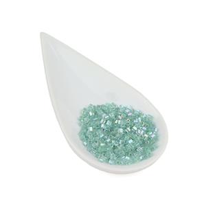 Miyuki Seafoam Lined Crystal AB Cut Seed Beads 8/0 (APRX 20GM/TB)