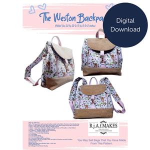 Rebecca Alexander Frost Weston Backpack Pattern - Digital Download