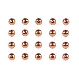 JM Essential Rose Gold 925 Sterling Silver Spacer Beads Approx 5mm - 20pcs