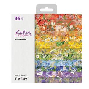 Crafter’s Companion 12 x 12 Paper Pad 'Botanic Garden' - 36 Sheets - 250 GSM