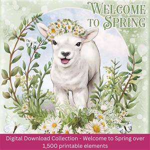 Digital Download Collection - Welcome to Spring over 1,500 printable elements