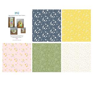 Handmade By Hayley Lewis & Irene Egg-ceptional Easter Projects Kit: Instructions, Templates & Fabric (3.5m)