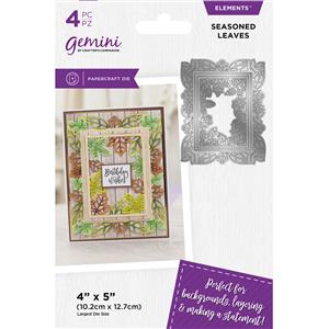 Crafters Companion - Die Cutting & Embossing - Seasoned Leaves  - 4PC