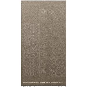 Sashiko Tsumugi Preprinted Geo 19 Grey Fabric Panel 108x61cm