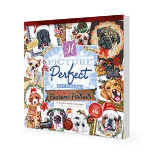 Christmas Pawsome Portraits Picture Perfect Paper Pad, Contains 48 x 150gsm double-sided 8