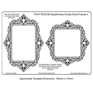 ParchCraft Template - Ornate Small Frame 4, 121 x 171 