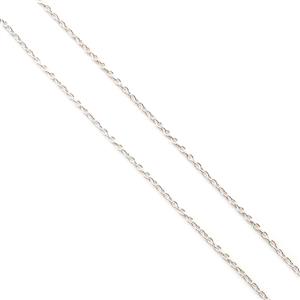 925 Sterling Silver Cable Chain Approx 45cm/18