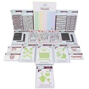 NEW I WANT IT ALL for EASTER BUNDLE; 8 craft dies, 3 stamps, 4 stencils, 2 Wordies packs and 1 Paper Pack.