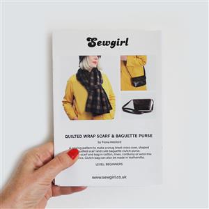 Sewgirl Quilted Scarf & Baguette Purse Set Instructions