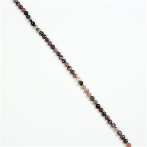 80cts Multicolour Tourmaline Faceted Coins Approx 6mm, 38cm