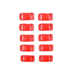 Red Plastic Buckle, 11x14mm (10pk)