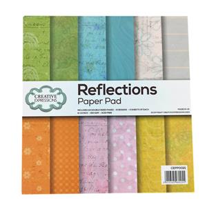 Creative Expressions Reflections 8 in x 8 in Paper Pad WAS £11.99