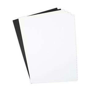 Sizzix Surfacez Cardstock A4 Black/Ivory/White 60PK