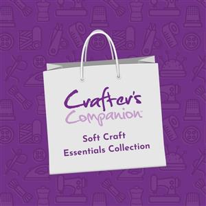 Crafter's Companion Portable Tote & 34 Piece Soft Craft Essentials Collection 