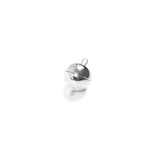 925 Sterling Silver Magnetic Clasp Approx 12mm (1pc)