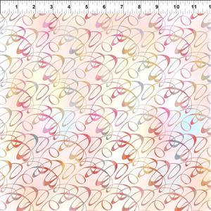 Jason Yenter Garden Of Dreams II Collection Swirls Multi Fabric 0.5m