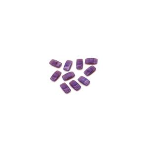 Pressed Purple Opal Carrier Beads 9x17mm 10pcs