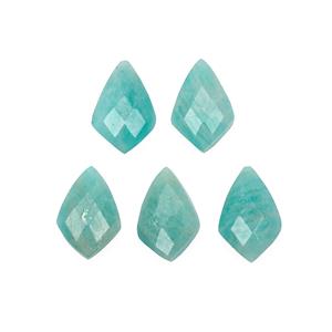 10cts Amazonite Approx 12x7.5mm Kite (Pack of 5)