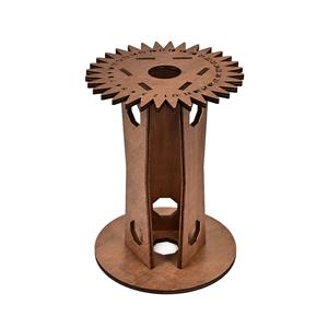 Wooden Kumihimo Marudai Disk Vertical Hand Rope Braiding Frame, Approx 12.5x18cm