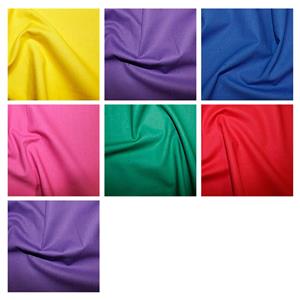 The Rainbow Colours Plains Bundle 7 x 1m Pre cut (7m)
