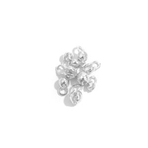925 Sterling Silver Crimp Cover Beads, 3.3mm, 3.8mm and 4.8mm, x3 per size (9pcs)