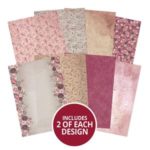 Bohemian Bliss Luxury Printed Parchment, 16 sheets 2 of each design