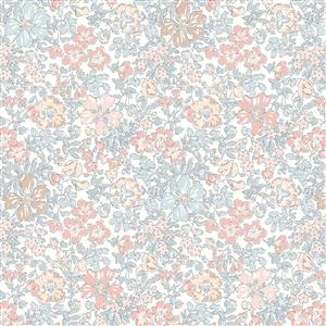 Liberty Collector's Home Pavilion Neutrals Botanist's Blossom Fabric 0.5m