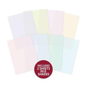 Parchment Essentials - Pastel Selection, 16 sheets - 8 colours x 2 of each