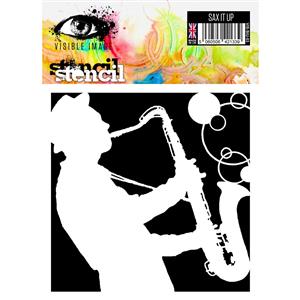 Visible Image Sax It Up Stencil