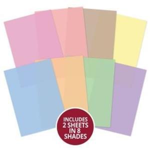 Parchment Essentials - Bright Selection, 16 sheets - 8 colours x 2 of each