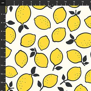 Squeeze Lemons Fabric 0.5m