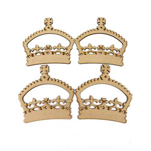 MDF Crowns - Pack of 4