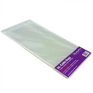 Clear Display Bags - For DL Card & Envelope - x 50 Bags