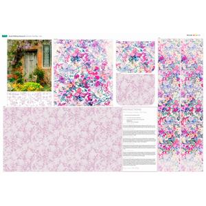 Family Comforts Lilac Cottage Garden Tote Bag Panel (140cm x 90cm)