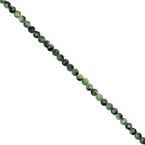 70cts Ruby Zoisite Faceted Coins Approx 6mm, 38cm