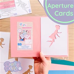 Fairy Aperture Card (Pack of 3) & Iris Folding Pattern