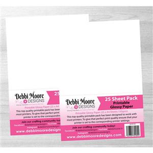 Debbi Moore Printable Majestic Gloss - 50 sheets