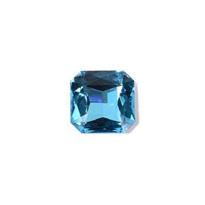 Cushion Crystal, Light Blue, Approx. 23mm, 1pcs