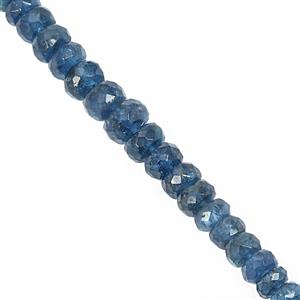 40cts Neon Apatite Graduated Faceted Rondelle Approx 3x1.5 to 6x4mm, 20cm Strand