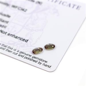 0.75cts Sopa Andalusite 6x4mm Oval Pack of 2 (N)
