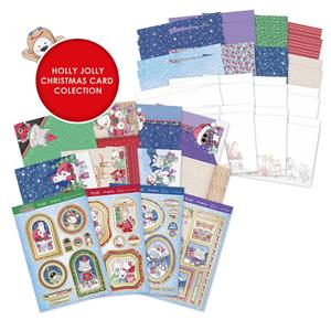 A Holly Jolly Christmas Card Collection,  Over 50 Foiled & Die-Cut Elements