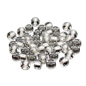 Preciosa Ornela Glass Beads, 9mm - Silver Lined Crystal (50pk)