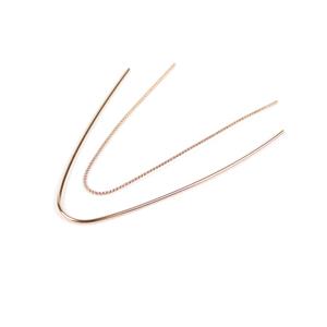 Coming up Roses; Rose Gold Filled Round Wire Approx 1.5mm & Beaded Wire, Approx.1.2mm