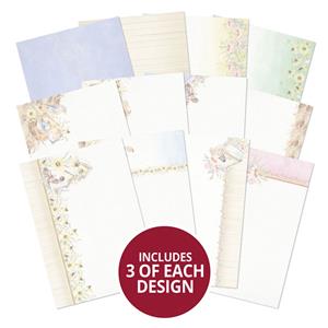 Spring Birdsong Luxury Card Inserts, Inc; 36 x A4 inserts for cards 3 x 12 Designs