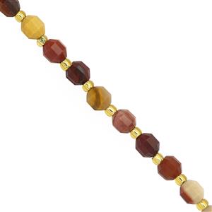60cts Mookite Faceted Satellite Approx 6 to 5mm 38cm Strands 