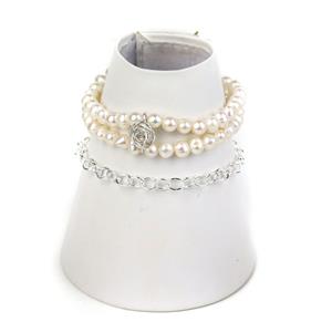 Pearlfect Pearls! Sterling Silver Multi Strand Loop with Freshwater Cultured Pearls