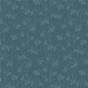 Liberty Snowdrop Spot Indigo Delphinium Fabric 0.5m
