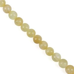 450cts Yellow Selenite Plain Rounds, Approx. 12mm, 38cm Strand