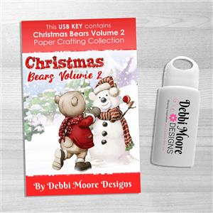 Christmas Bears Vol 2 USB Key over 1,500 printable elements