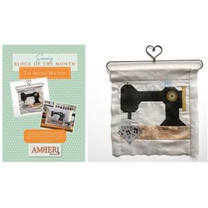 Amber Makes Sewing Block of the Month - The Sewing Machine - Panel & Instructions